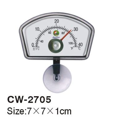 CW-2705表盘温度计,指针式鱼缸温度计,水族指针式温度计