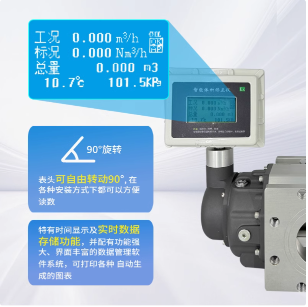 LLQ-80气体罗茨腰轮流量计