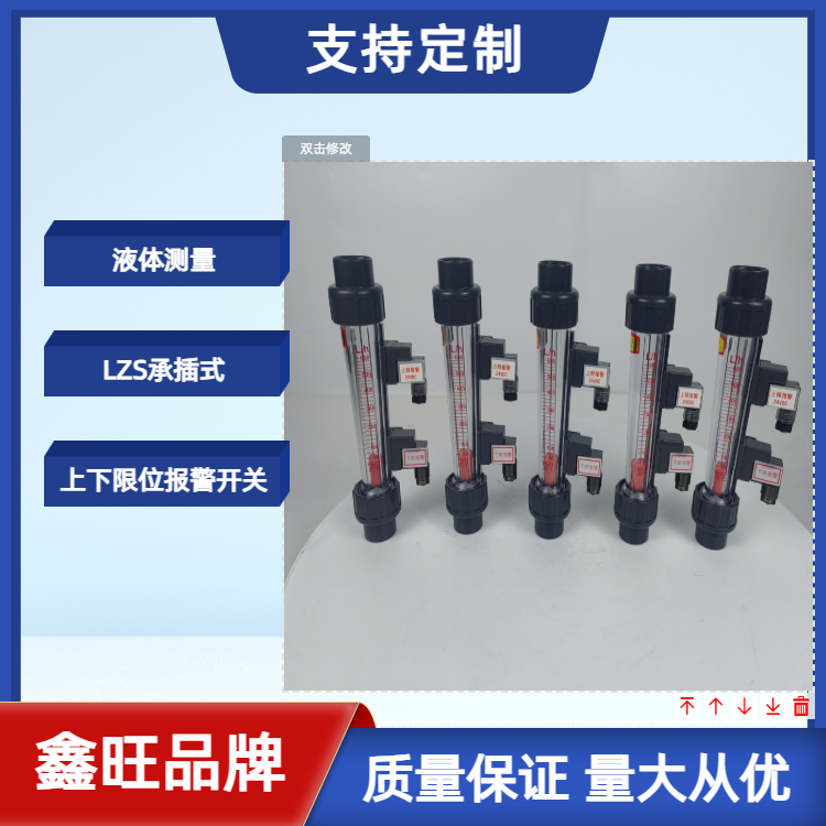 带报警塑料管浮子流量计...
